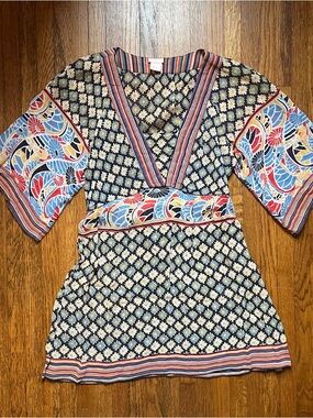 Vtg Nolita top L boho fairy y2k lightweight sheer babydoll hippie festival